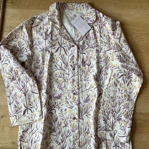 Garnet Hill Organic Cotton Pajama Set - NWT